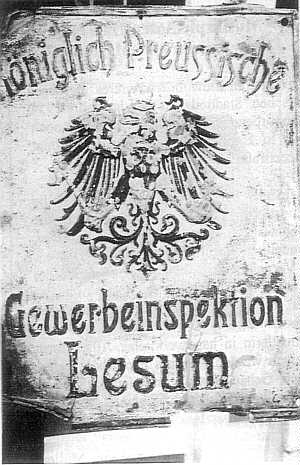 Kniglich preussische Gewebeinspektion Lesum